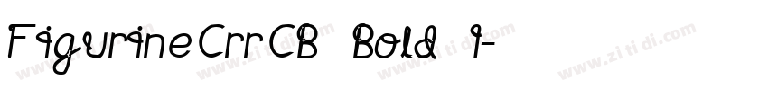 FigurineCrrCB Bold I字体转换